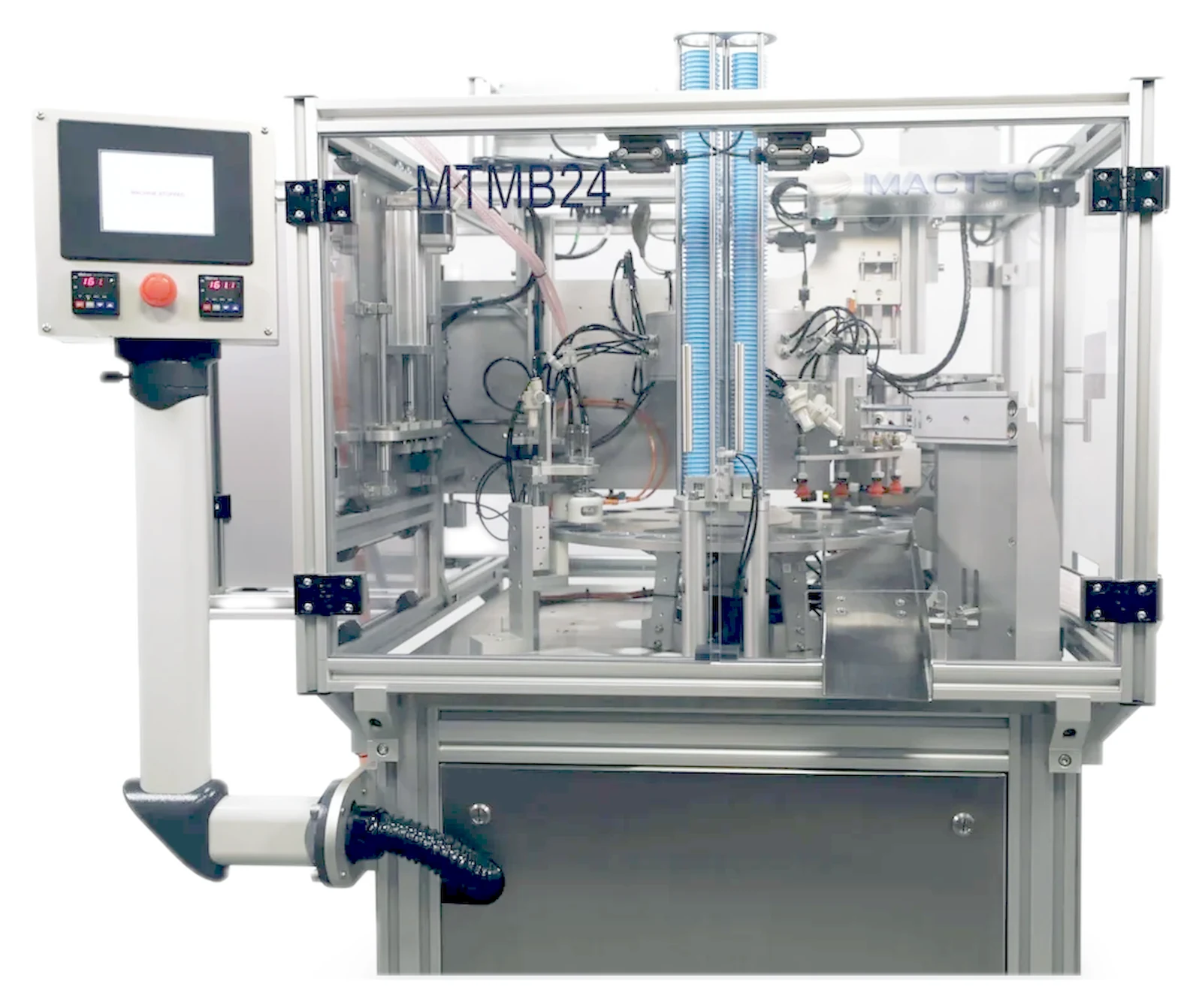 Mactec MTMB24 monoblock filling machine, upper assembly and controls