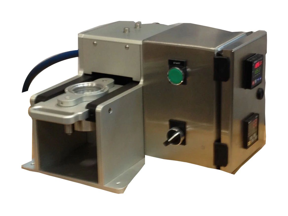 Mactec Single-Cup Sealer with sealing controls and cup holder